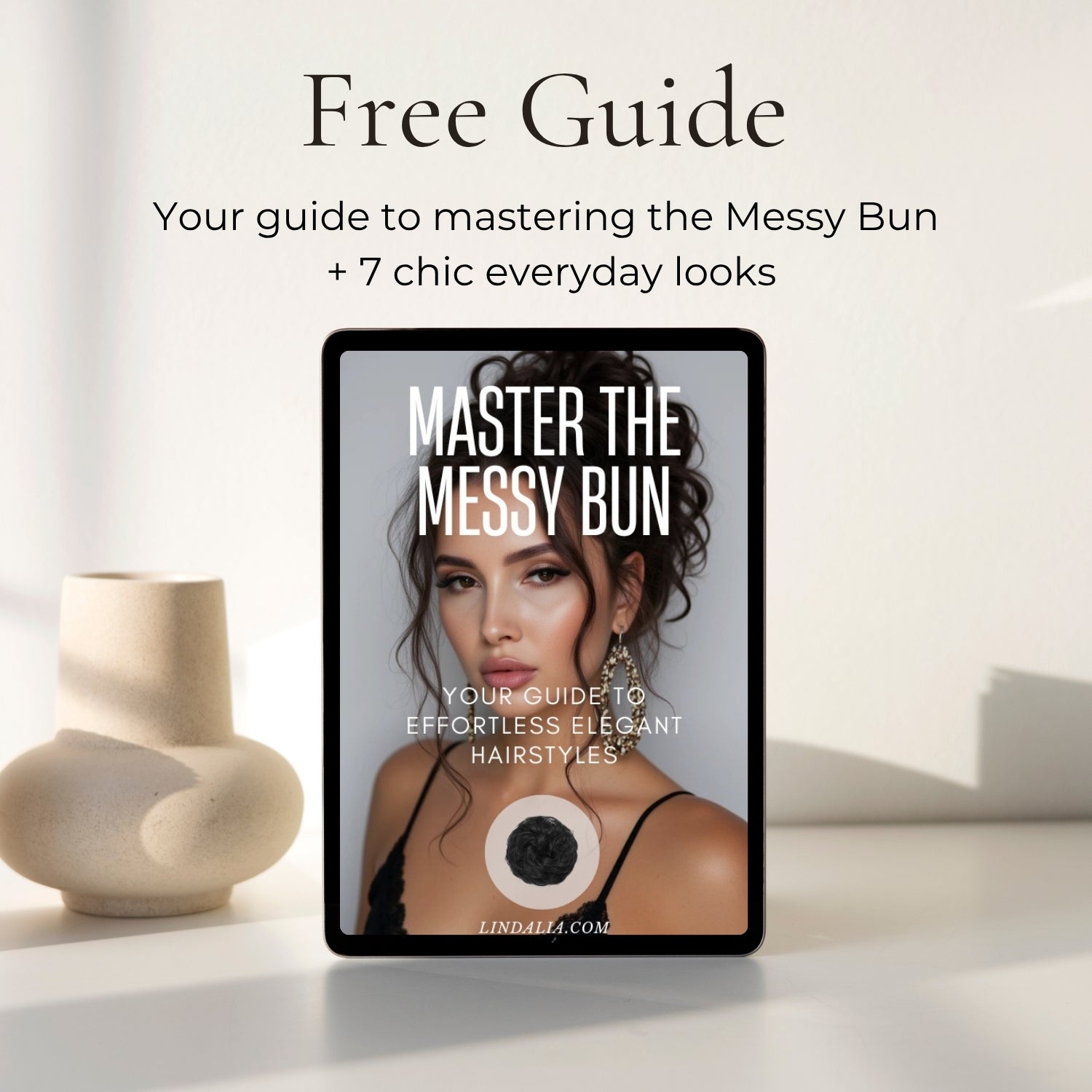 Messy Bun Extension (100% Human Hair) + FREE Guide (eBook)